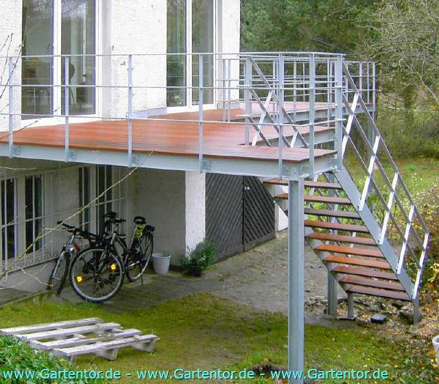 Terrassenanlage aus Stahl