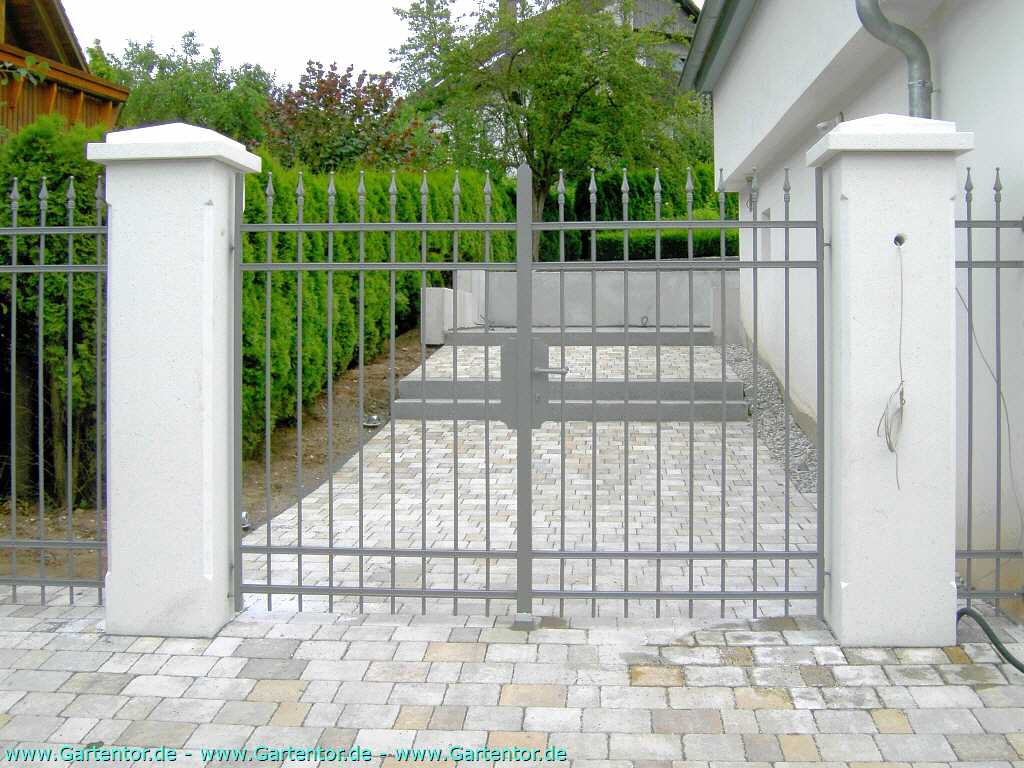 Hoftor Schmiedeeisen  2 fl&uuml;gelig