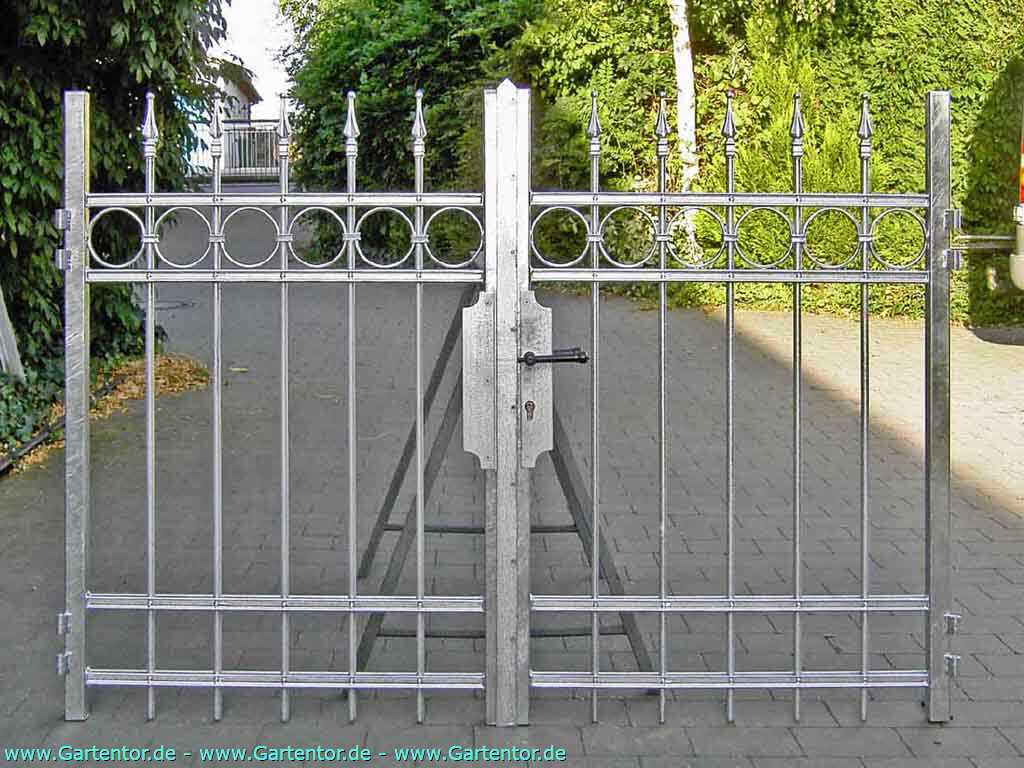 Hoftor Coburg 2 fl&uuml;gelig verzinkt